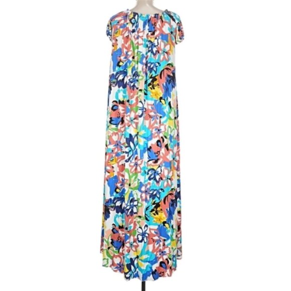 Rachel Pally Tropical Floral Maxi Dress – Size L - Picture 2 of 7